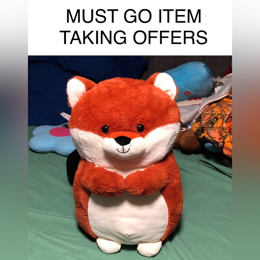 🏋️‍♂️ Huge Fox Plush ❣️Ship Alone❣️